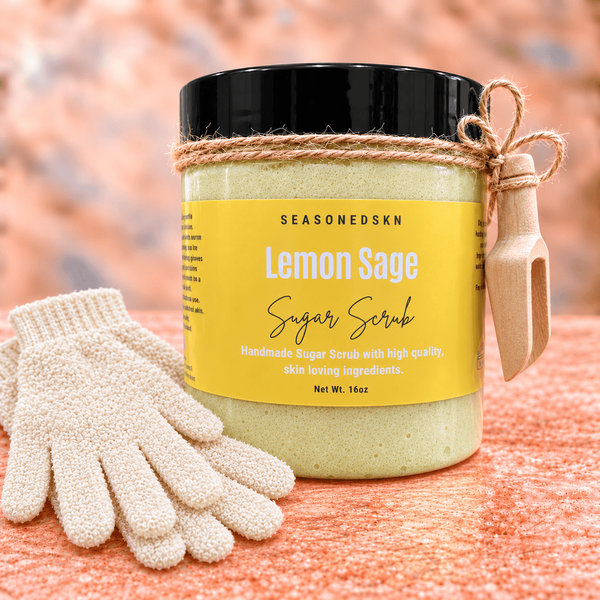 EXFOLIATING SUGAR SCRUB-Lemon Sage