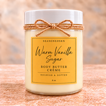 WARM VANILLA SUGAR: Whipped Body Butter Crème.