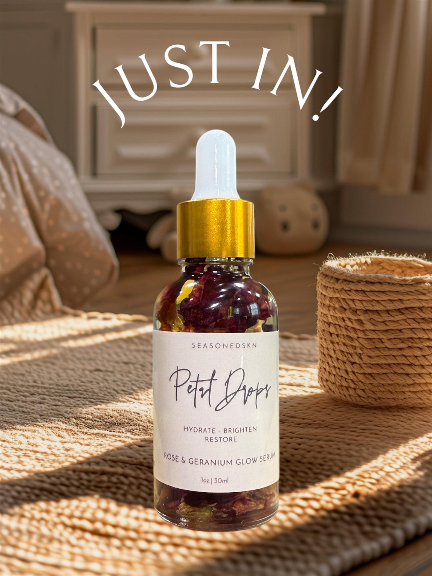 ROSE & GERANIUM Glow Serum (Petal Drops)