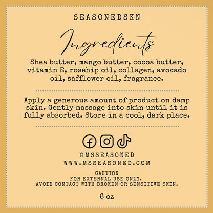 CUPCAKE: Whipped Body Butter Crème.