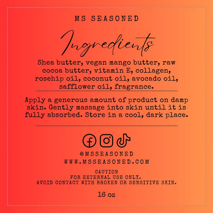 JAPANESE CHERRY BLOSSOM: Whipped Body Butter Crème.