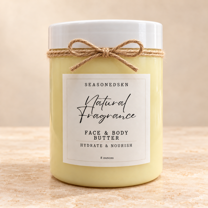 ALL NATURAL  Face & Body Butter (unscented dye-free).