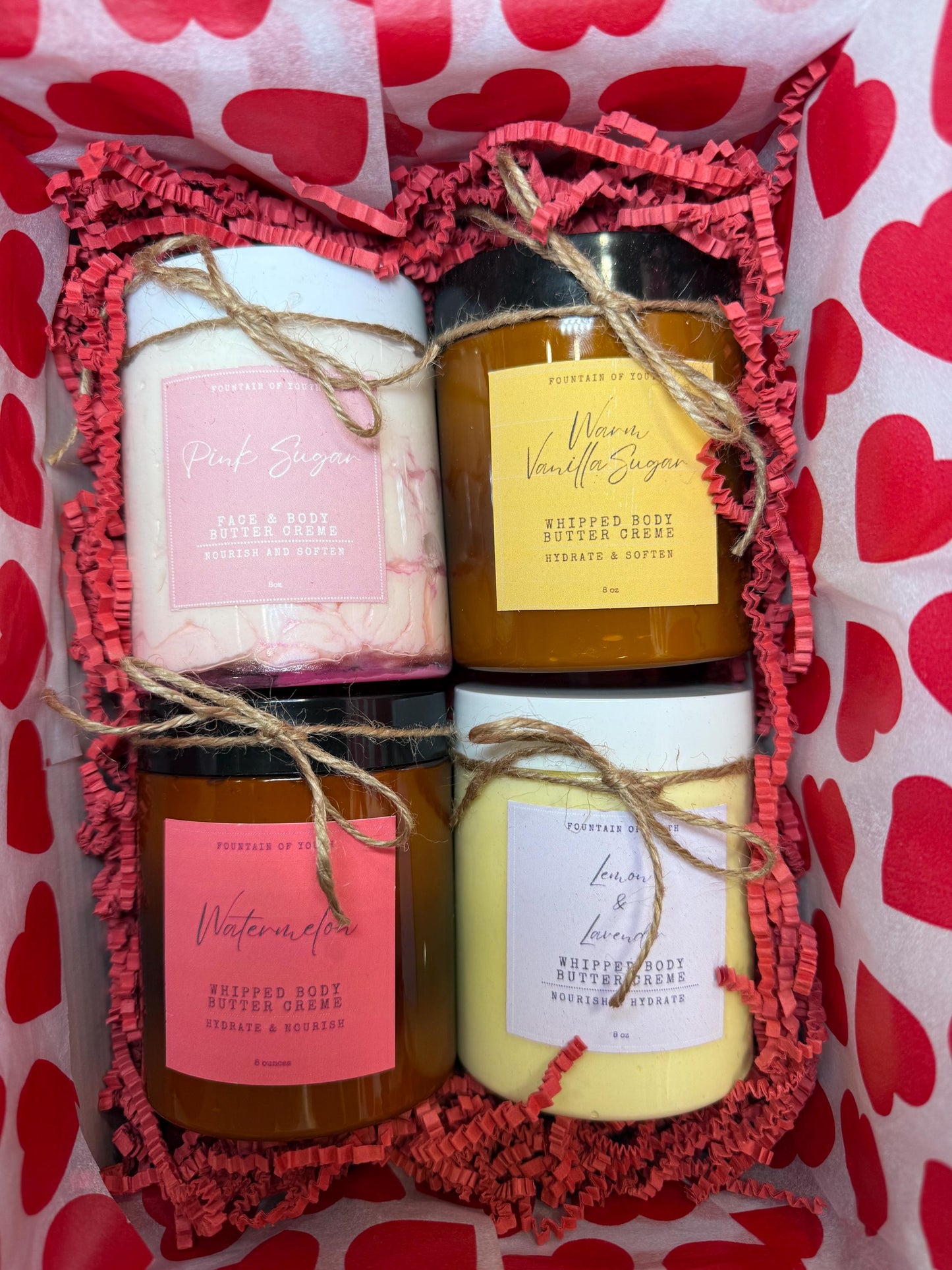 Whipped Body Butter Crème Gift Set: Mix & Match 4 Scents