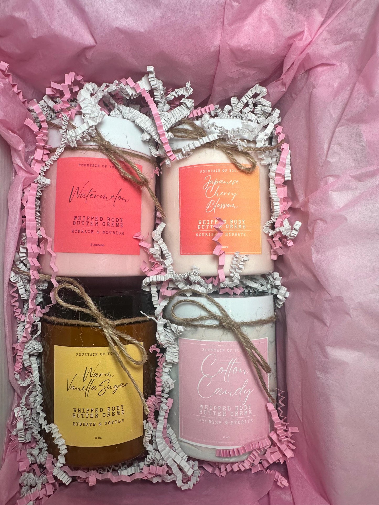 Whipped Body Butter Crème Gift Set: Mix & Match 4 Scents