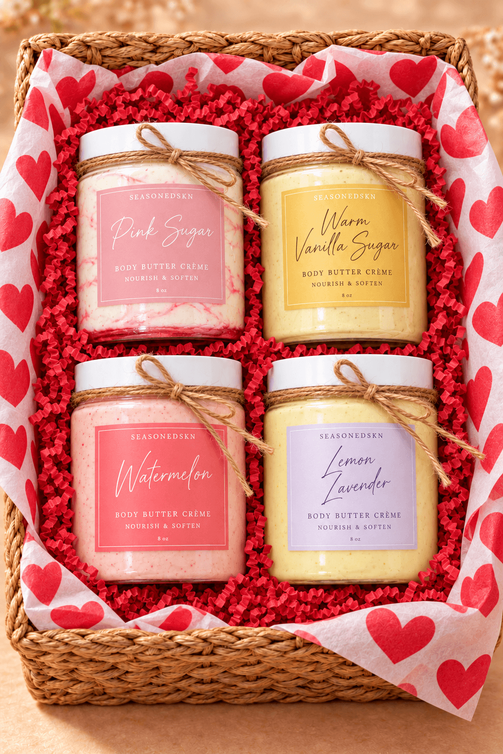 Whipped Body Butter Crème Gift Set: Mix & Match 4 Scents