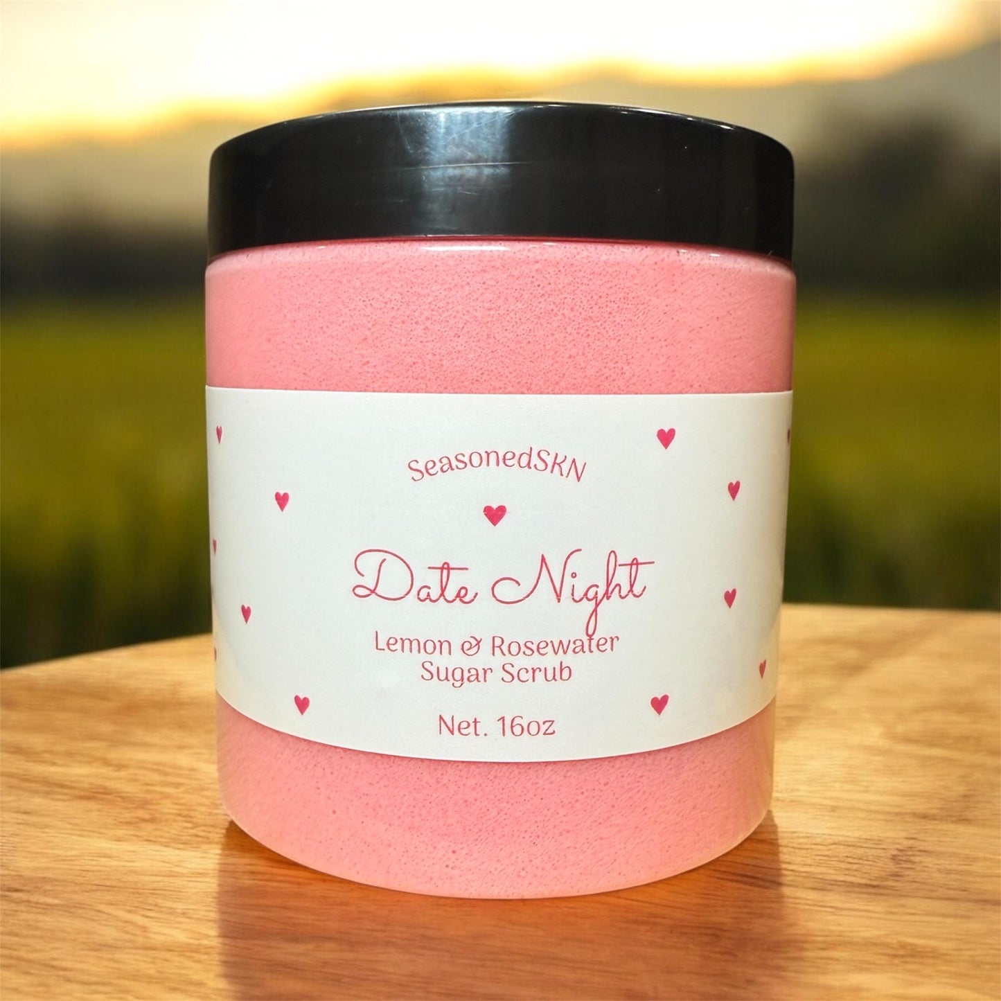 Exfoliating Sugar Scrubs: Lemon Sage, Strawberry Lemonade, Lemon Rosewater