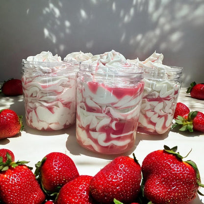 STRAWBERRY SHORTCAKE:  Whipped Body Butter