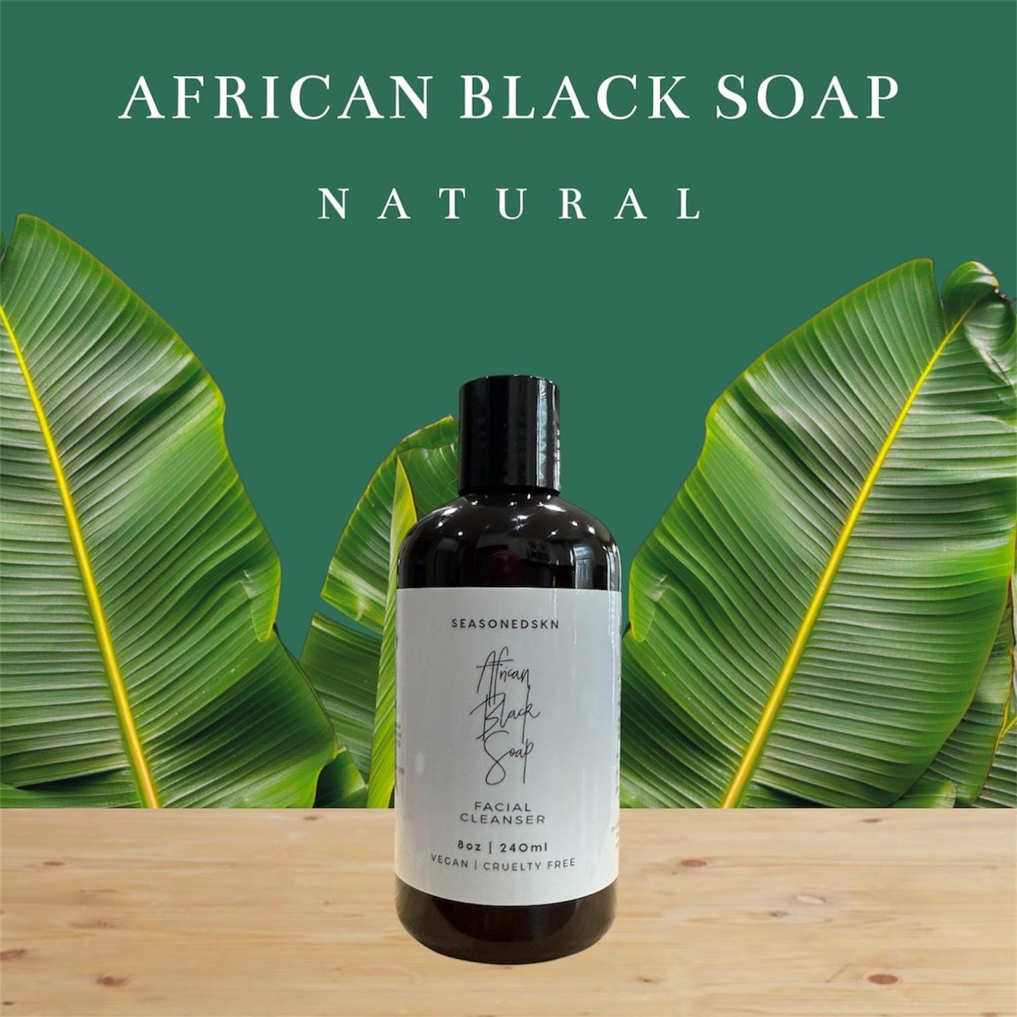 AFRICAN BLACK SOAP  Facial Cleanser