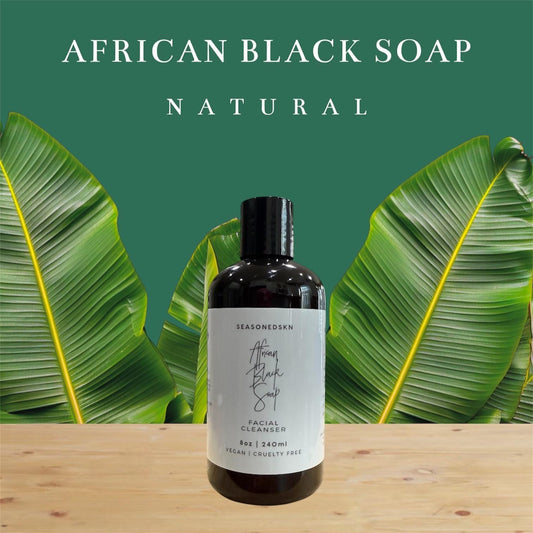 AFRICAN BLACK SOAP  Facial Cleanser